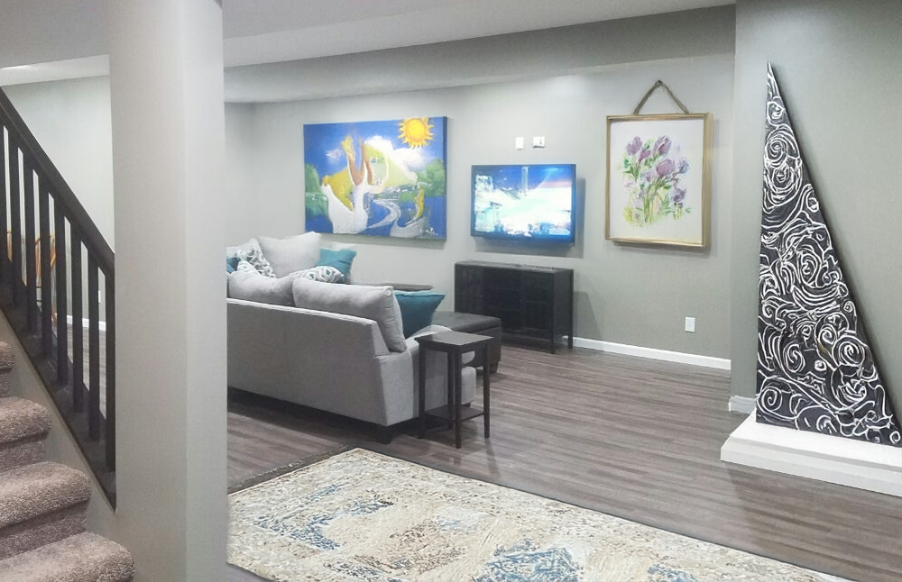 Basement Renovation by The Artisan Group